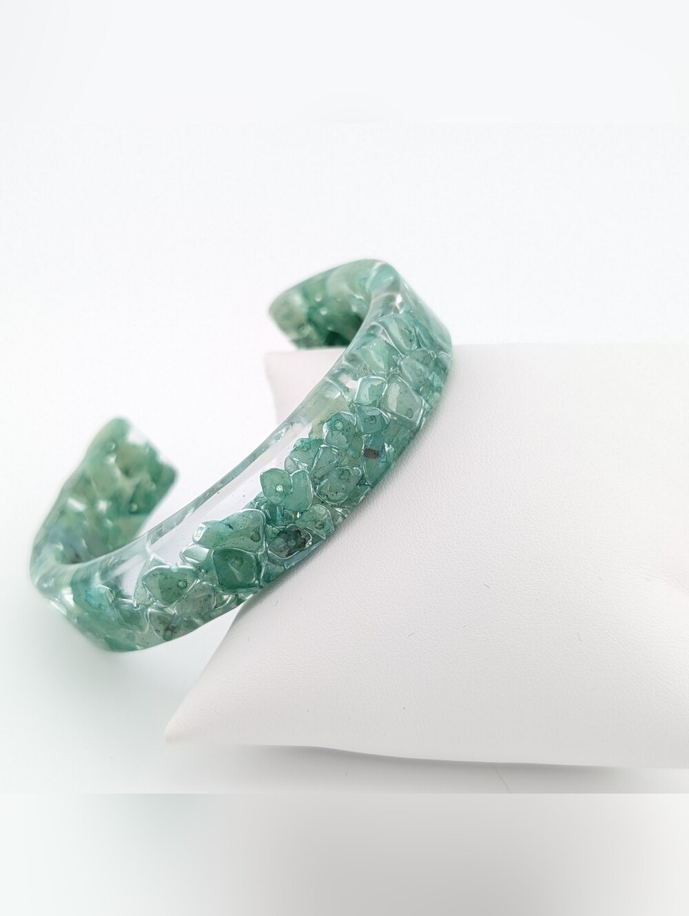 Adventurine Gemstone Cuff Bracelet